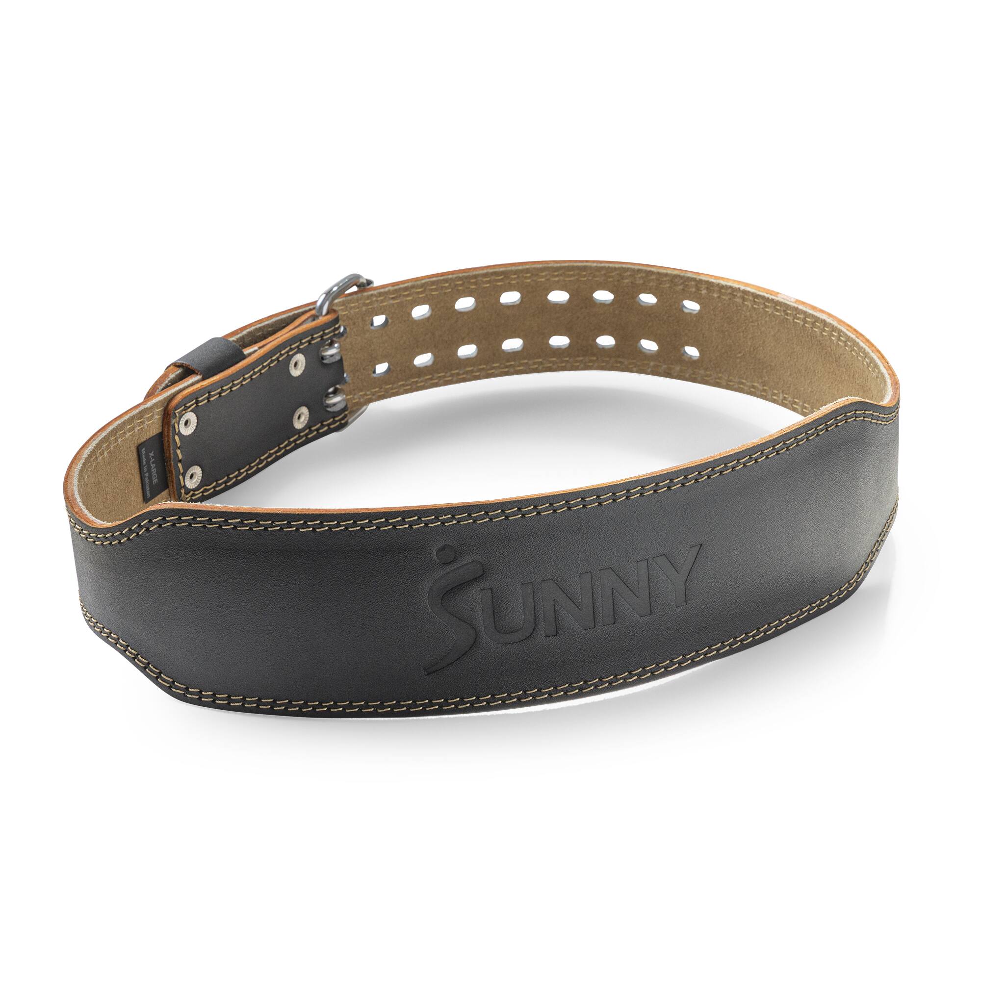 "Sunny Health & Fitness - Heavy-Duty 4"" Leather Weightlifting Belt with Back Support & Adjustable Fit for Strength Training - Large - Black" price history on PriceWatchPro