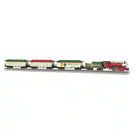 Bachmann - Trains N Scale Spirit Of Christmas Ready To Run Electric Locomotive Train Set