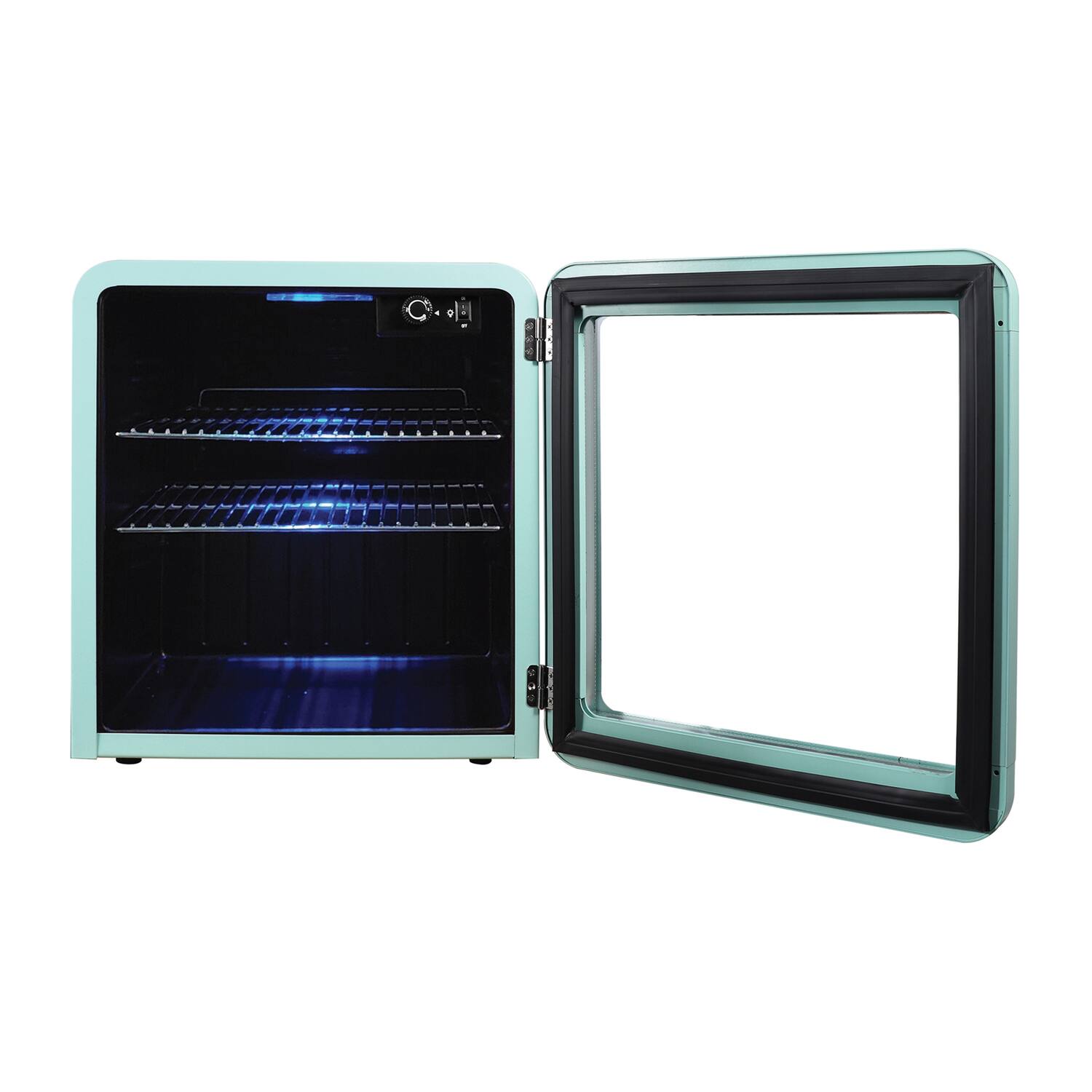 Alt View 2. Magic Chef - 1.7-Cu. Ft. Retro Beverage Cooler - Green.