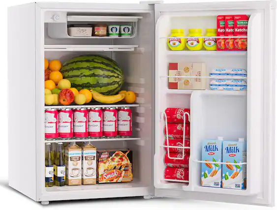 Sure, here is the corrected and grouped text from the image:
**Left Side:**
- **Fruits:**
- Watermelon
- Oranges
- Apples
- Bananas
- **Beverages:**
- weiser (multiple cans)
- **Dairy:**
- DAIRYFARM COFFEE CREAM (multiple cartons)
- **Other:**
- Smak Pizza
- Sour Creme (container)
**Right Side:**
- **Condiments:**
- TOMATO Ketchup (multiple jars)
- MARMITE (multiple jars)
- **Bread:**
- KAZKA (multiple packs)
- **Beverages:**
- Coca-Cola (multiple cans)
- **Milk:**
- Almond Milk (multiple cartons)
- **Other:**
- Frageri (container)
- Sour Creme (container)