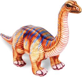 Underwraps - Real Planet Apatosaurus 31 Inch Realistic Soft Plush - Brown
