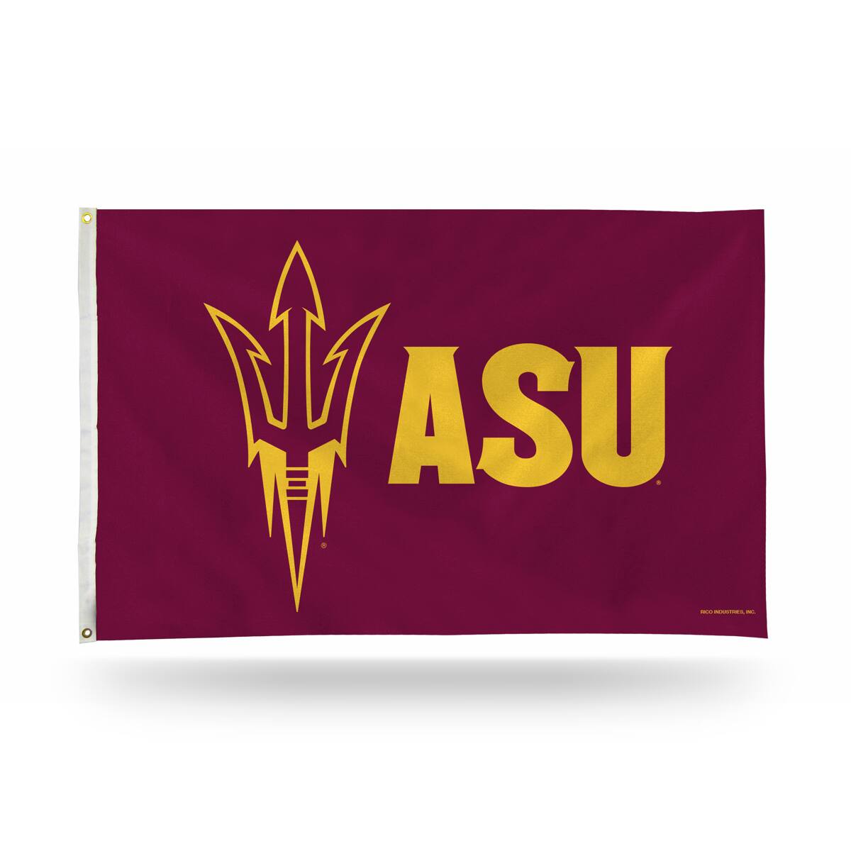 Alt View 1. Rico Industries - Arizona State ASU Sun Devils Indoor Outdoor 3 x 5 Banner Flag with grommets - Multi.