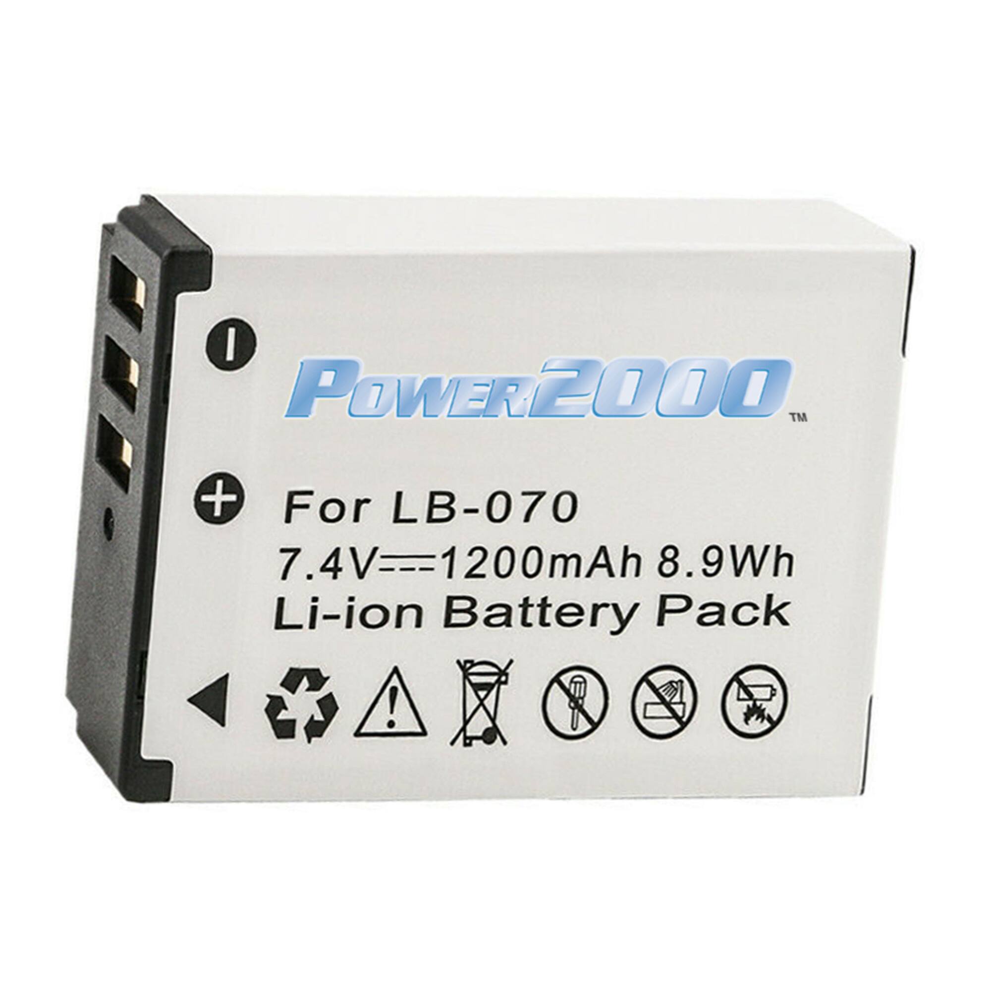 POWER2000™  
For LB-070  
7.4V 1200mAh 8.9Wh  
Li-ion Battery Pack