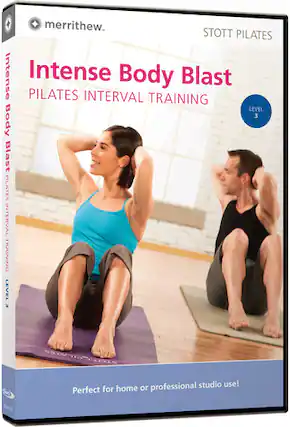 Front. Intense Body Blast: Pilates Interval Training, Level 3 - DVD.