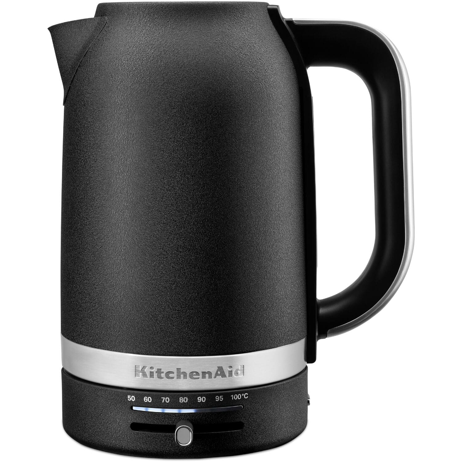 KitchenAid - 1.7 Liter Electric Kettle - Cast Iron Black - Front_Zoom