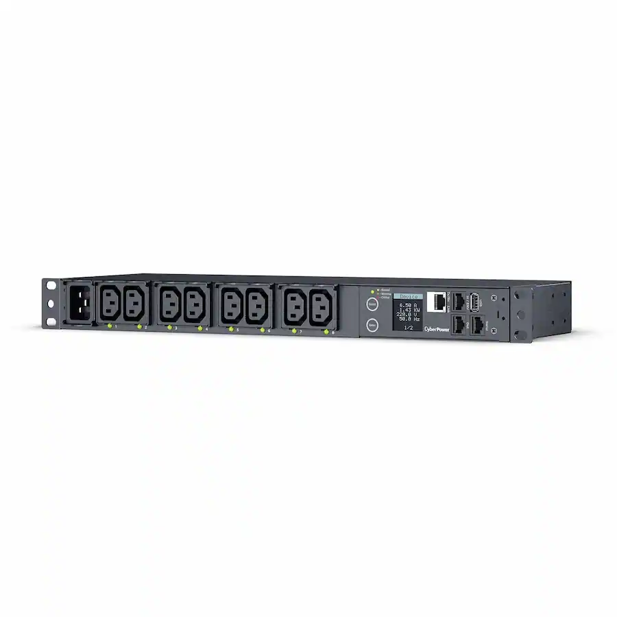 Audio Over Rj45 Connection CyberPower PDU41005 Switched PDU 1U Rackmount Black - Best Buy