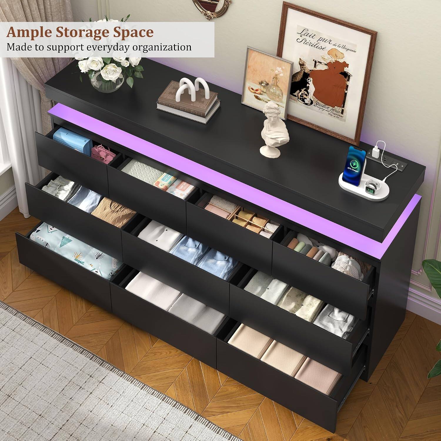 Ample Storage Space  
Made to support everyday organization  

Lait pur à lait de soie