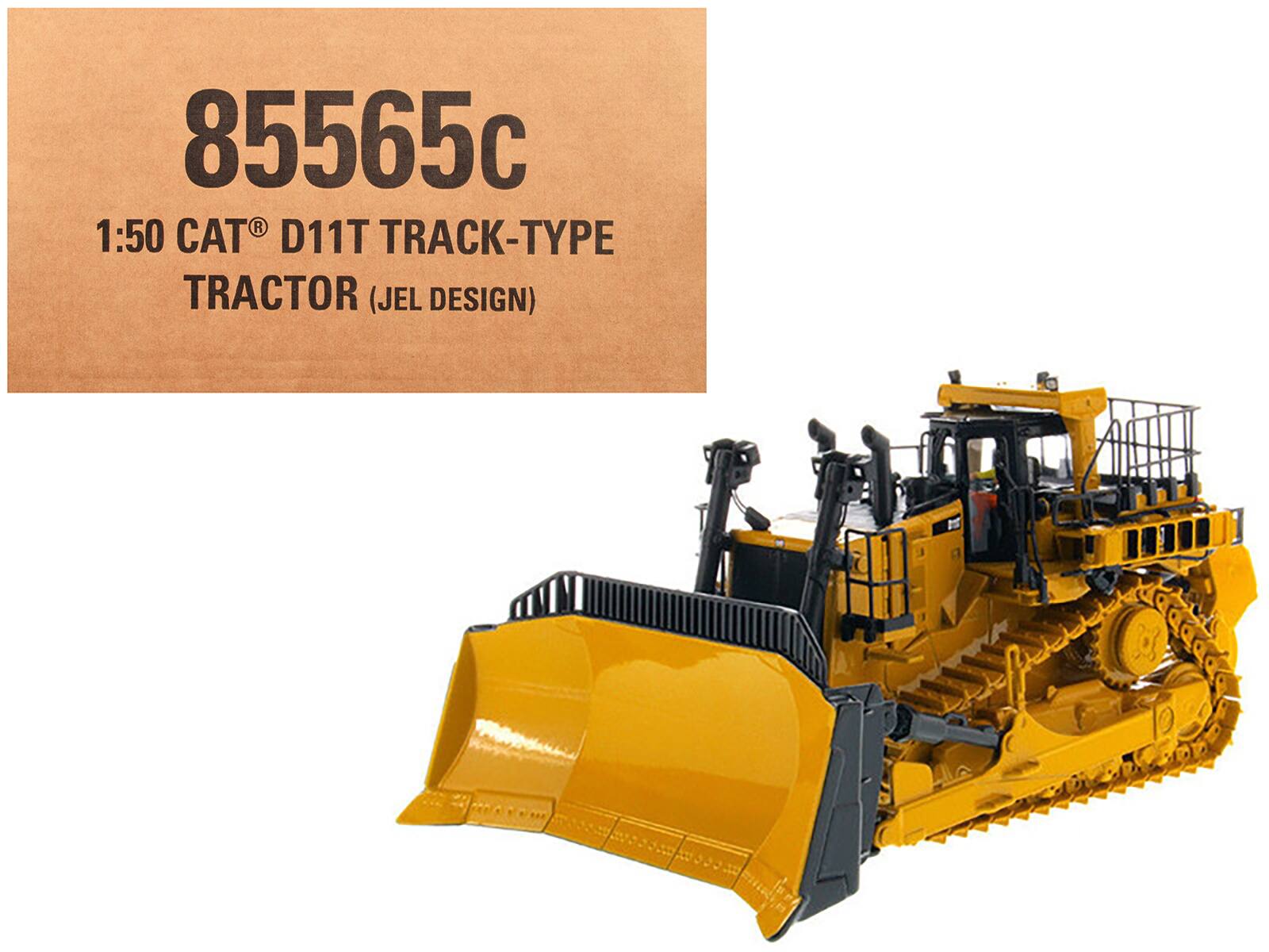 Cat Caterpillar D11T Track Type Tractor Dozer "JEL" Design with Operator "Core Classics" 1/50 Model by Diecast Masters