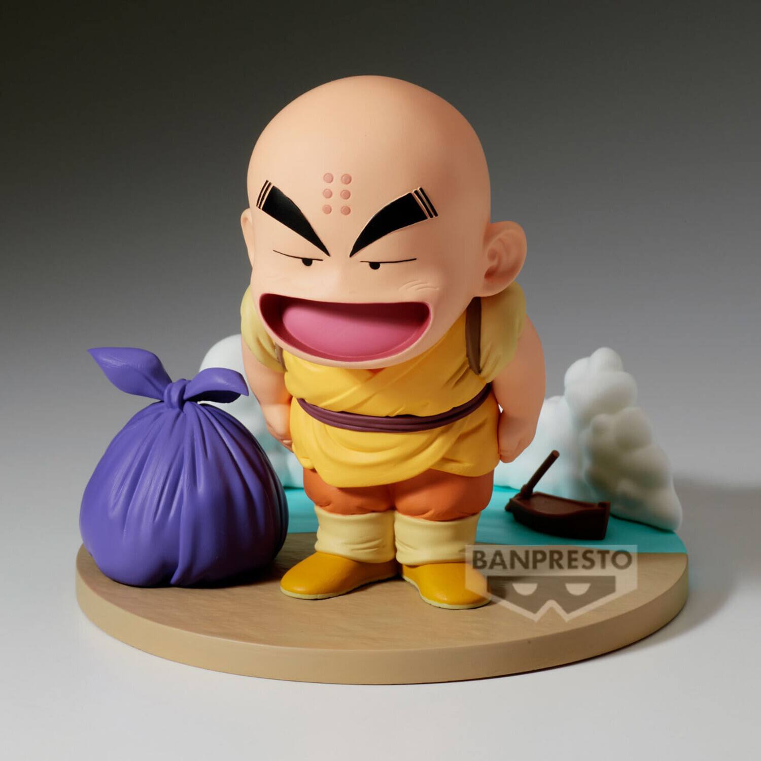 Alt View 4. PopMarket - Banpresto - Dragon Ball - History Box - Krillin Statue   - COLLECTIBLES - Multicolor.