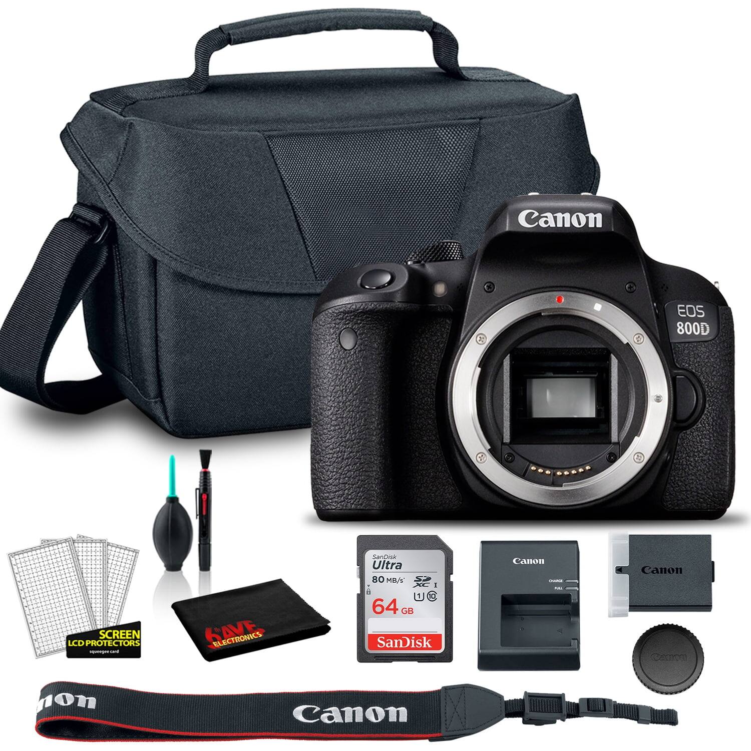 Canon EOS 800D SCREEN LCD PROTECTORS - ELECTRONICS

SanDisk Ultra 30 MB/s 64 GB SanDisk

Canon

Canon

Canon

Canon

Canon