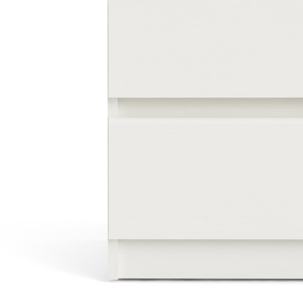 Alt View 2. Tvilum - Scottsdale 6 Drawer Double Dresser Wood Grain - White.