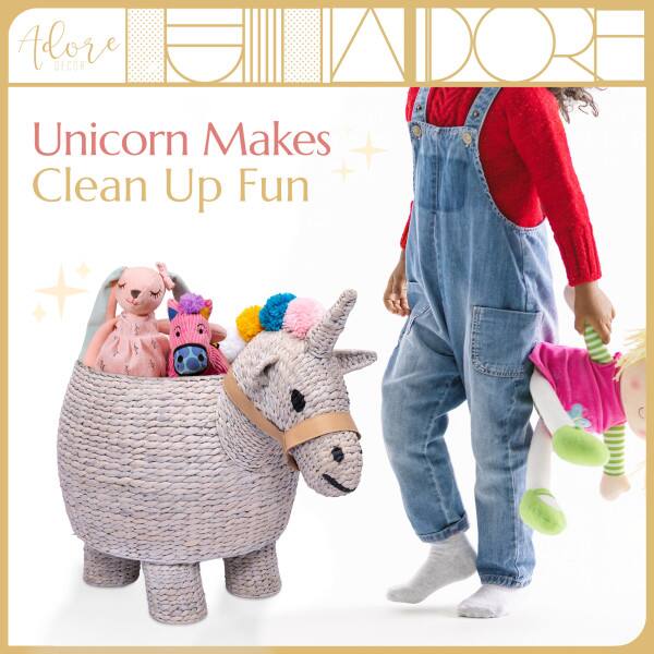 Adore Decor  
Unicorn Makes Clean Up Fun