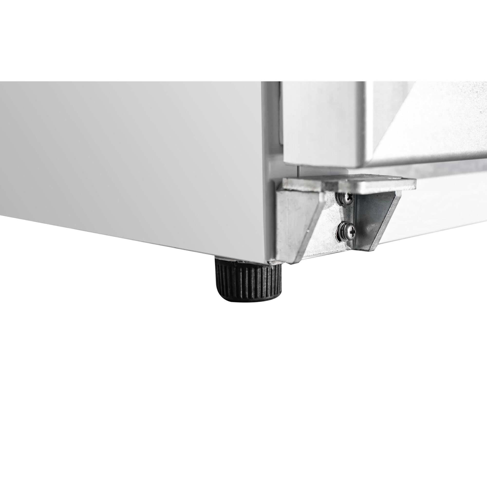 Alt View 7. Koolmore - 30 in. 21 cu. ft. Commercial Auto Defrost Glass Door Reach-In Freezer in White (KM-RIF-1GD21C-A) - Stainless steel.