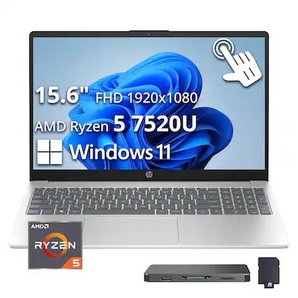 15.6" FHD 1920x1080
AMD Ryzen 5 7520U
Windows 11
hp
AMD RYZEN 5