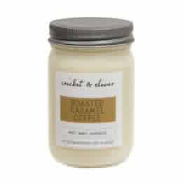 BreeBe - Roasted Caramel Coffee Soy Wax Mason Jar Candle - 12oz - Multi