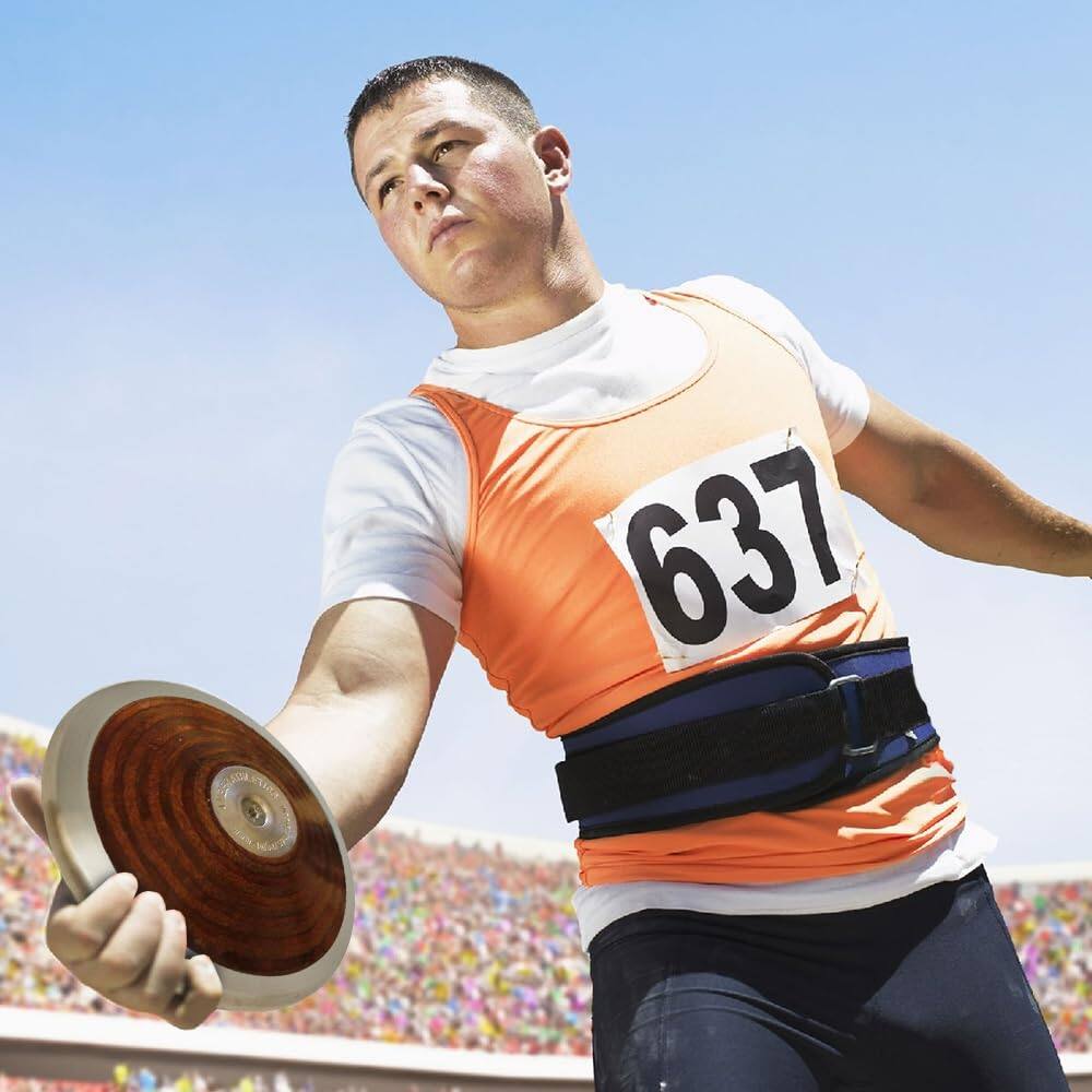 Alt View 6. Amber Sporting Goods - Amber Athletic Gear Amazer Discus IAAF Certified Track & Field Discus, 70% Rim Weight, 1.6kg - Multicolor.