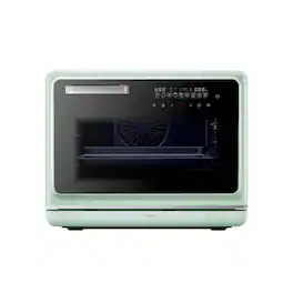 Robam - R-Box Pro 1.2cu.ft.Countertop Toaster Oven with Combi Steam, Air Fry, True Convection and Self-Clean - Green