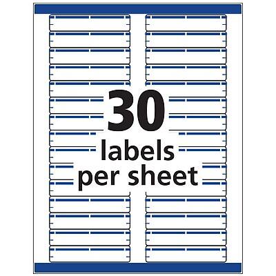 30 labels per sheet