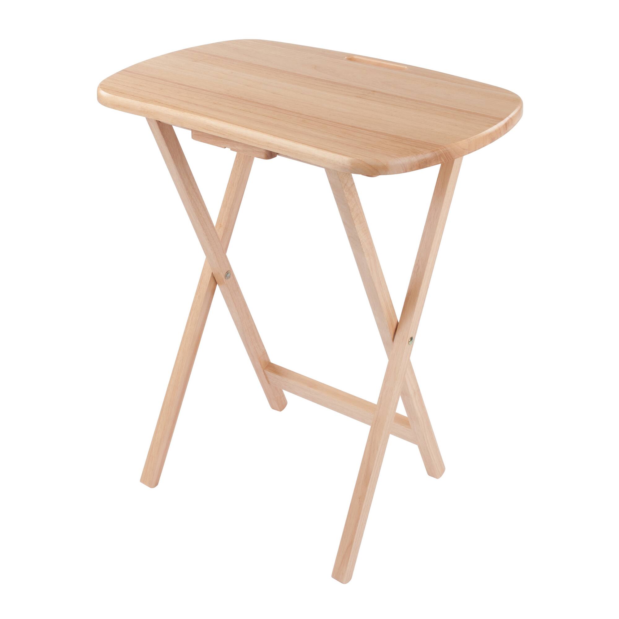 Alt View 5. Winsome Wood - Lucca 5-pc Snack Table Set - Natural.