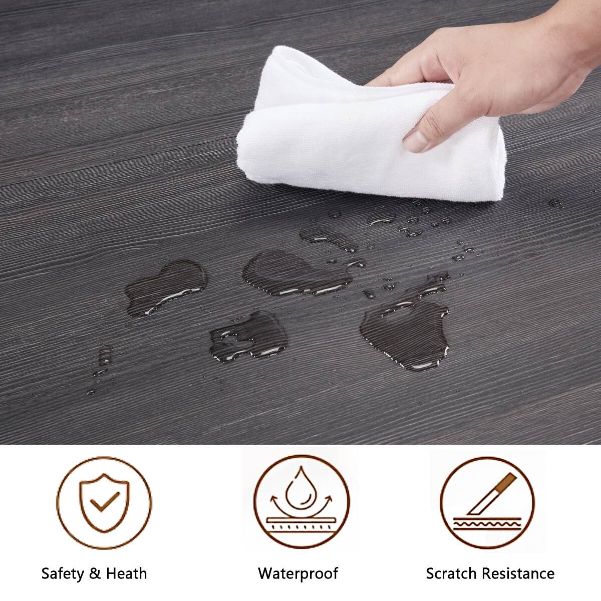 Safety & Health  
Waterproof  
Scratch Resistance