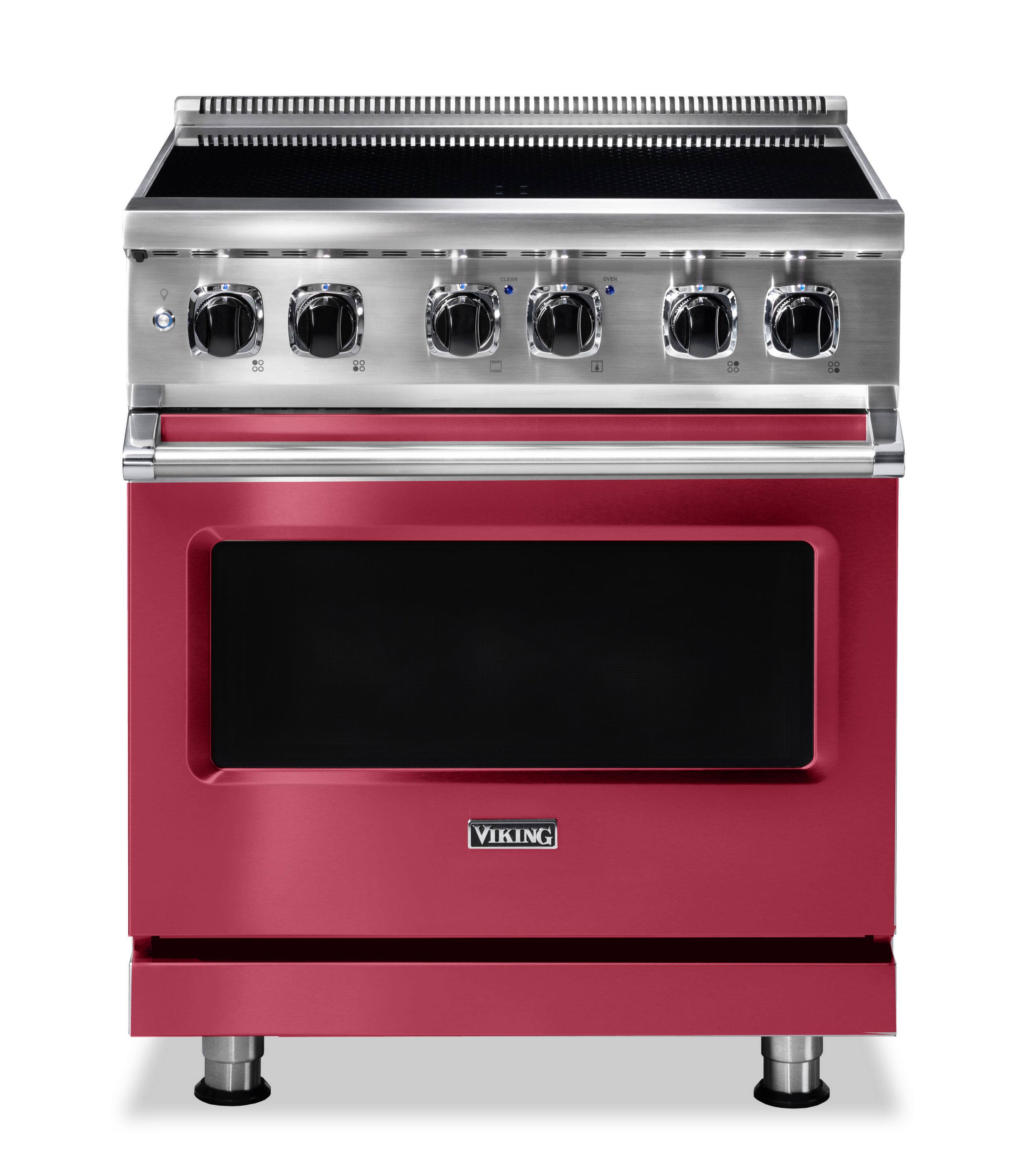Viking - 5 Series 4.7 Cu. Ft. Freestanding Electric Induction Range - Valentine