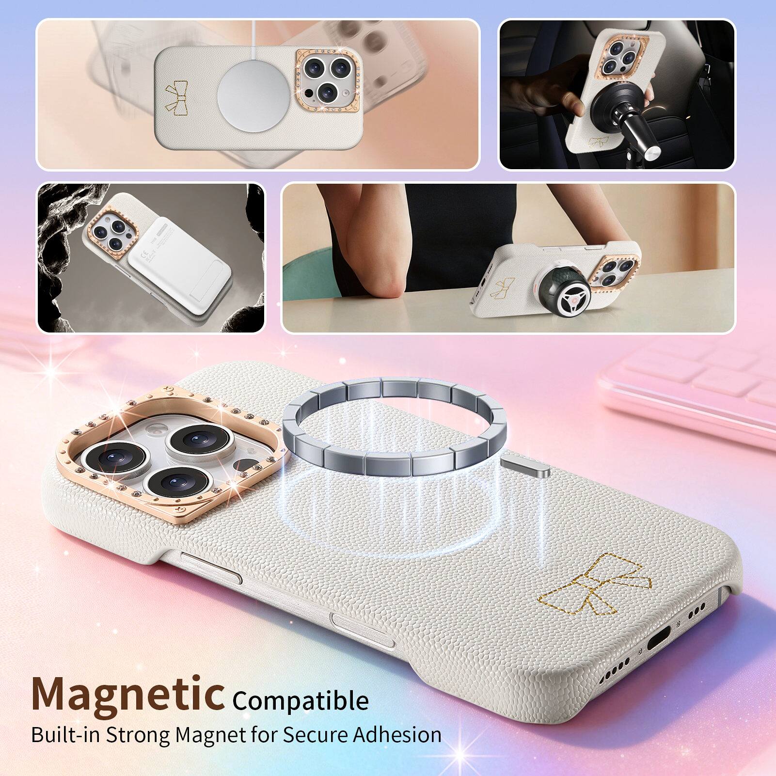 Magnetic Compatible  
Built-in Strong Magnet for Secure Adhesion