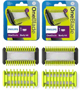 Philips Norelco - 2x Philips OneBlade Replacement Blade for Face & Body - QP610/50