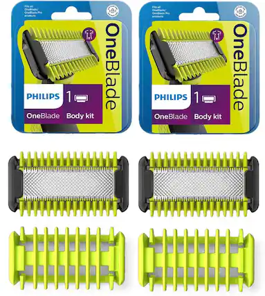 Fits all OneBlade/ OneBlade Pro products
PHILIPS 1 OneBlade Body kit
OneBlade
Fits all OneBlade/ OneBlade Pro products
PHILIPS 1 OneBlade Body kit