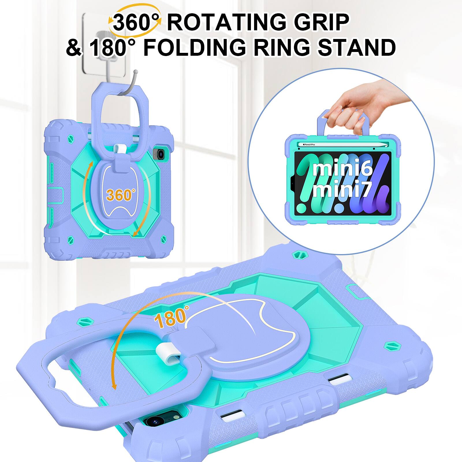 360° ROTATING GRIP & 180° FOLDING RING STAND

360

Share mini6 19249

180