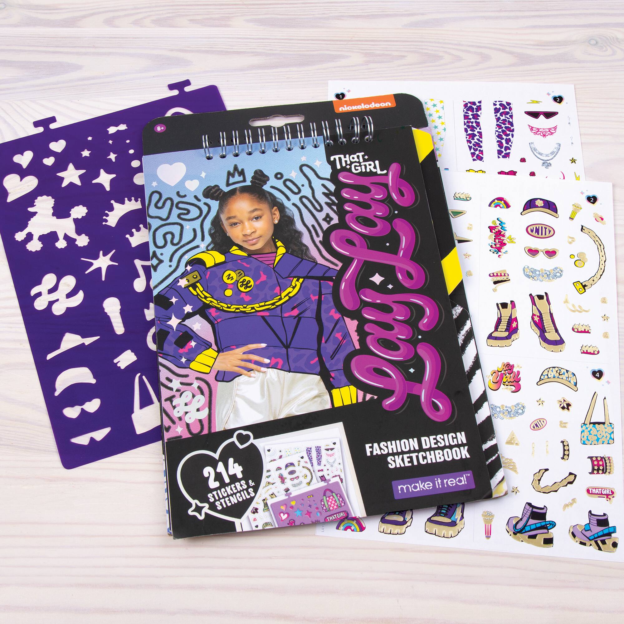 Make It Real That Girl Lay Lay: Fashion Design Sketchbook W/ 214 ...