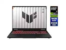 ASUS - TUF Gaming 16" WUXGA 144Hz Ryzen 7 260 RTX 5060 16GB DDR5 512GB SSD Win 11 (FA608UMI-NB73)