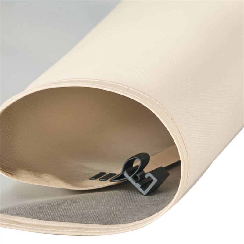 Alt View 4. HTUTWOO - Pop up Gazebo Screen Tent - 12x12ft Large 6-Sided Camping Canopy Tent with Removable Top and Carry Bag for 8-10 Persons - Beige.