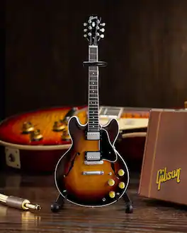 Axe Heaven - Gibson ES-335 Vintage Sunburst Mini Guitar Replica Collectible - Collectibles - Multicolor
