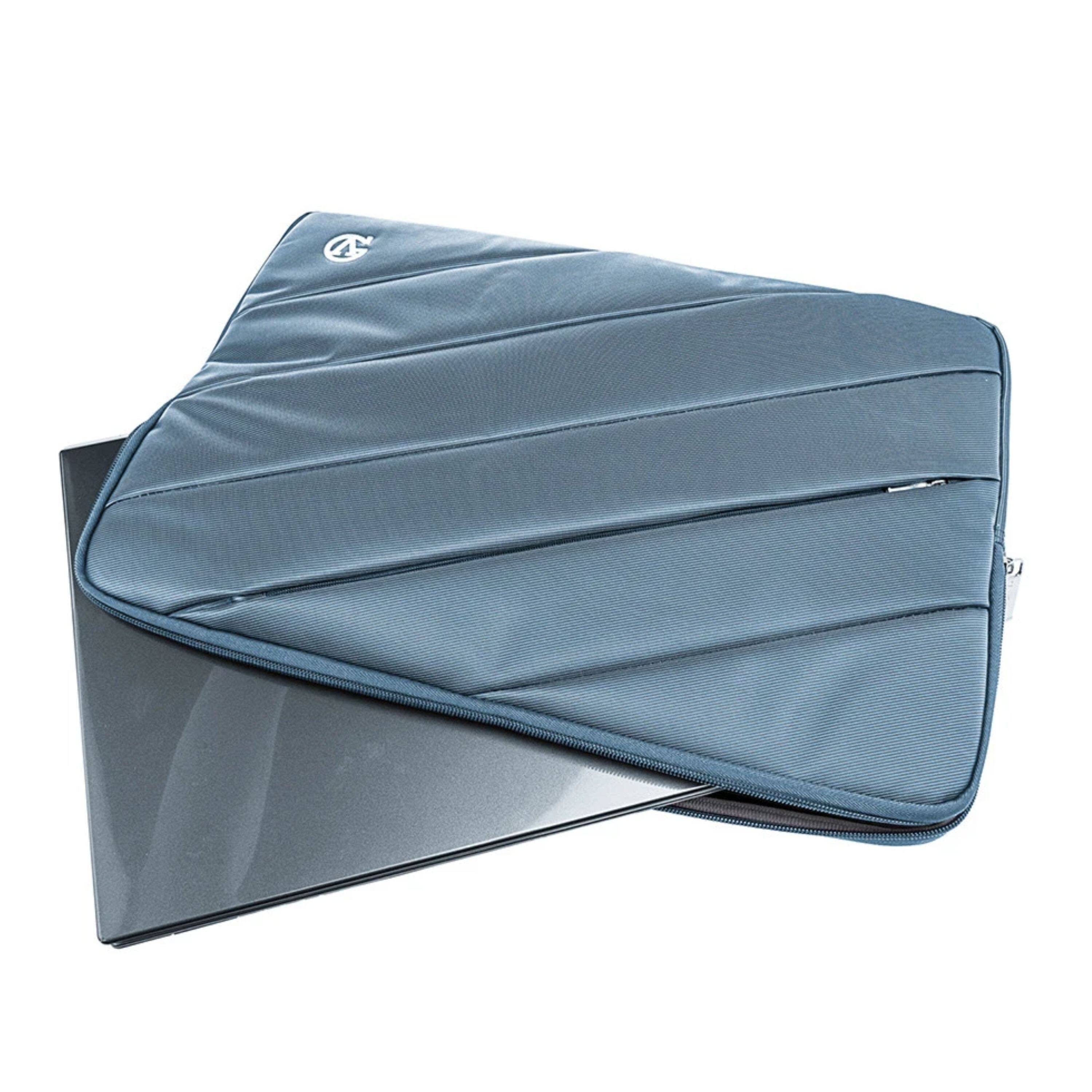 Left. Kitcheniva - Shock Proof Sleeve Bag Case For 15" Laptop Blue - Blue.