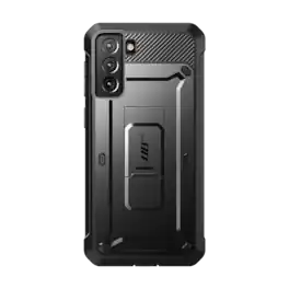SUPCASE - Unicorn Beetle Pro Rugged Holster Case for Samsung Galaxy S21 FE – Full-Body Protection with Kickstand & Belt Clip - Black