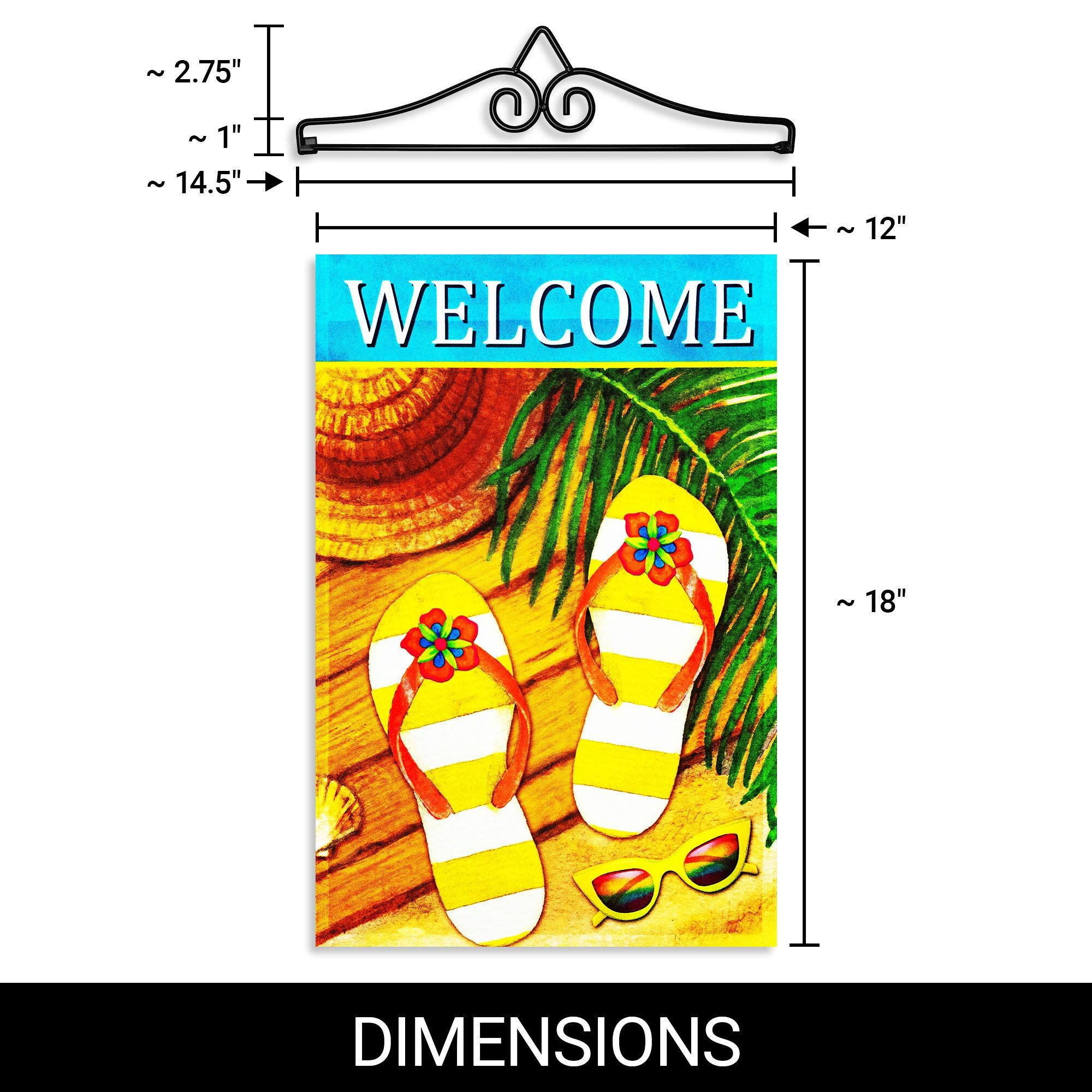 - ~ 2.75"
- ~ 1"
- ~ 14.5"
- ~ 12"
- WELCOME
- ~ 18"
- DIMENSIONS