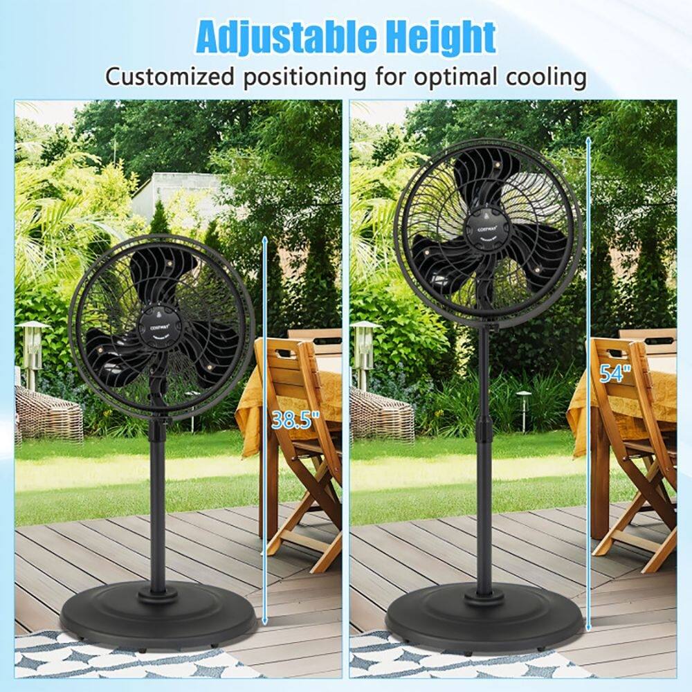 Adjustable Height  
Customized positioning for optimal cooling  
54"  
38.5"