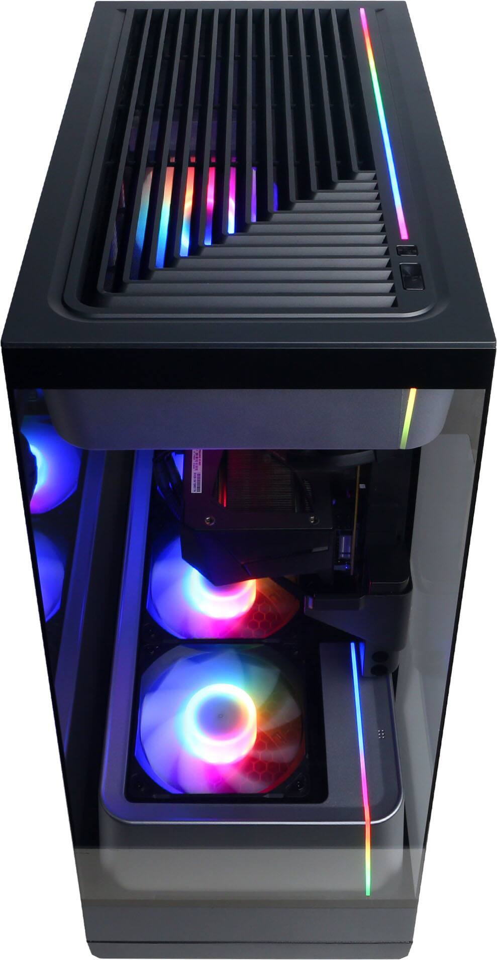 Alt View 11. CyberPowerPC - Gaming Desktop - AMD Ryzen 7 8700F - AMD Radeon RX 7700 16GB - 16GB DDR5 - 1TB PCIe 4.0 SSD - Black.