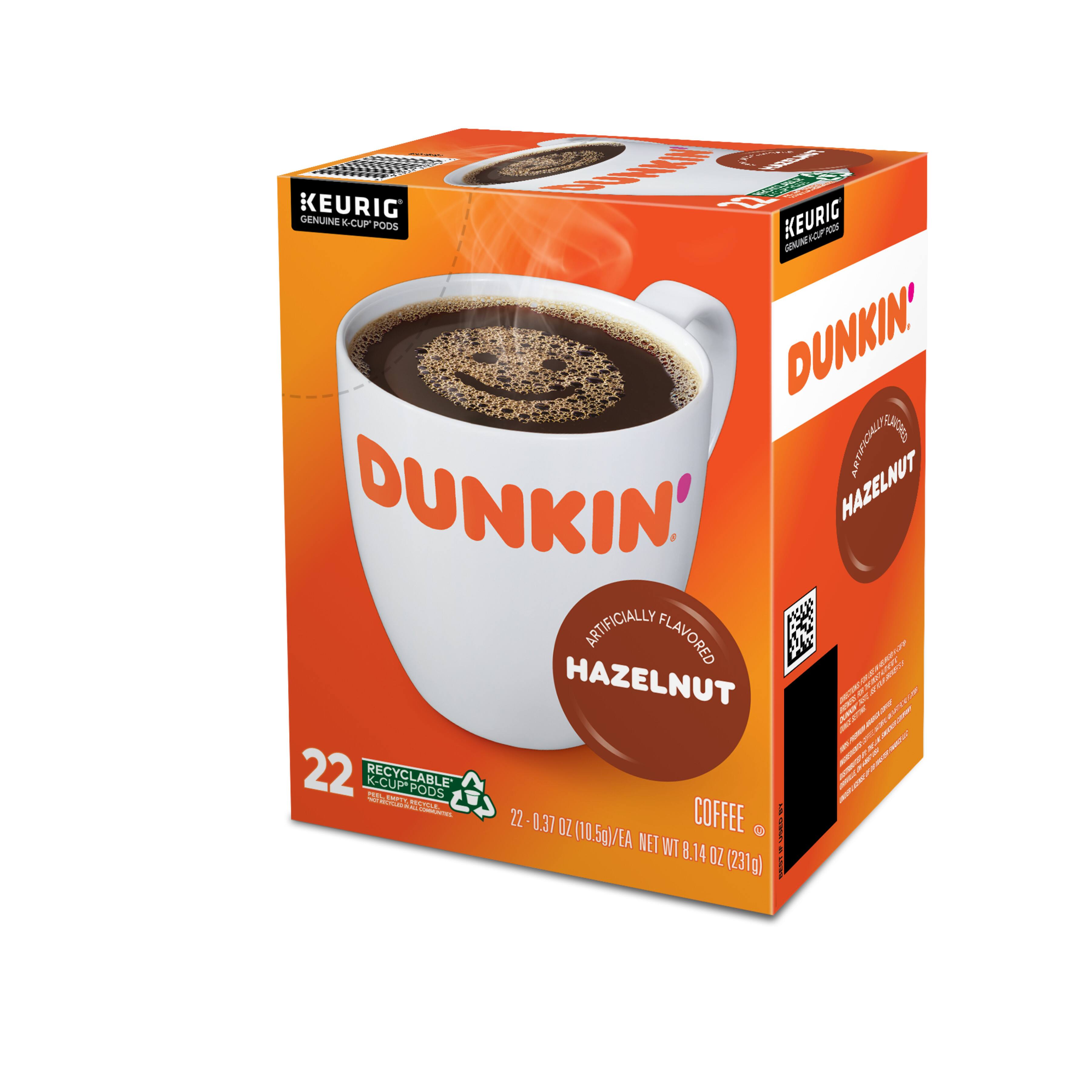 Alt View 15. Dunkin' Donuts - Dunkin' Hazelnut, Keurig Single Serve K-Cup Pods, Medium Roast Coffee, 22 Count.
