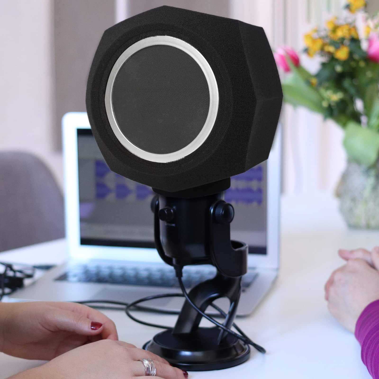 Alt View 2. Cedar Assembly - Studio Microphone Windscreen F3 Wind Shield Pop Filter For 1 2 Vocal Isolation Booth Portable Equipment Soundp - Default.