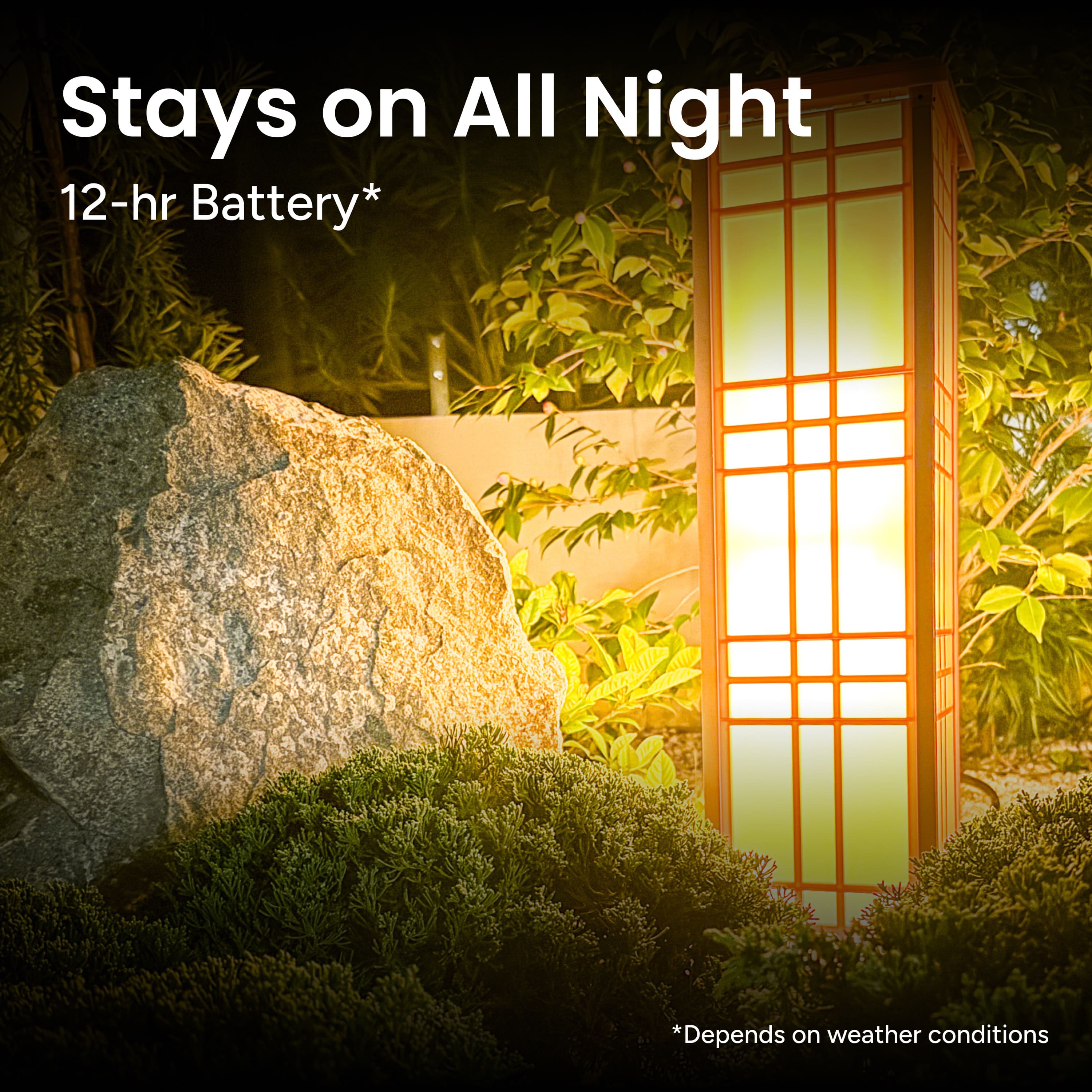 Techko Maid Solar Powered Japanese Garden Lights: Beautiful