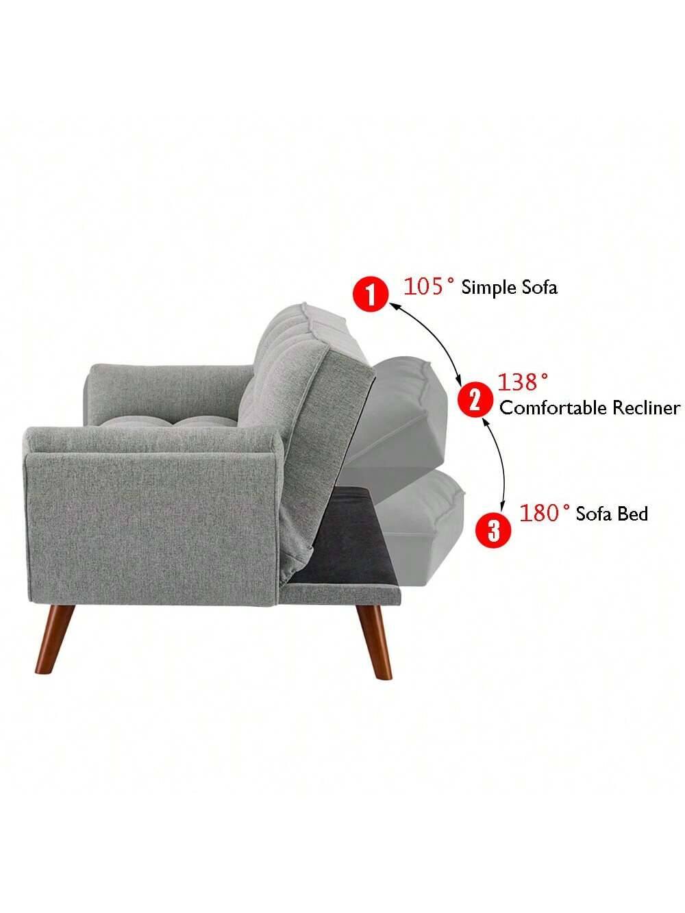 1. 105° Simple Sofa  
2. 138° Comfortable Recliner  
3. 180° Sofa Bed