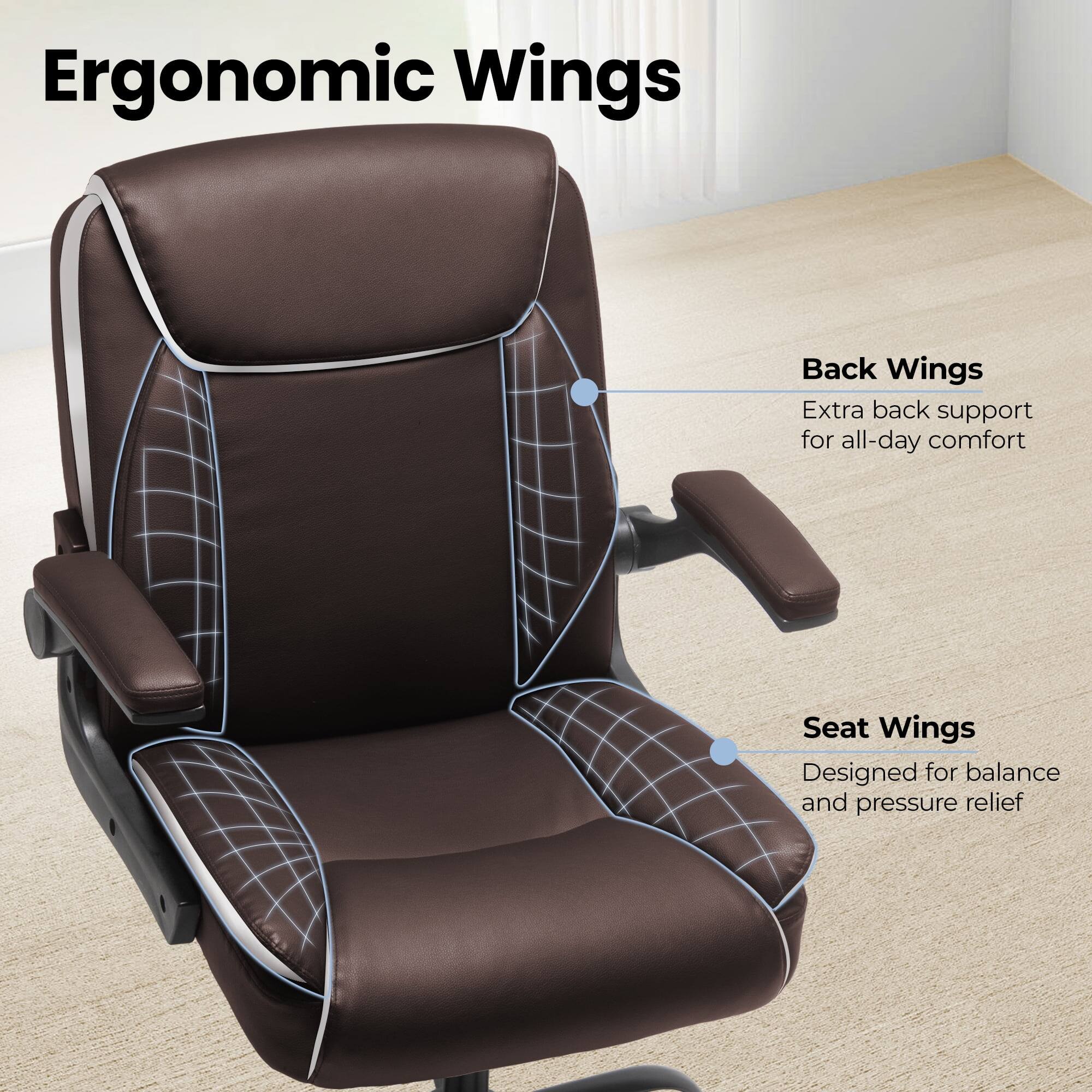 Ergonomic Wings

Back Wings
Extra back support for all-day comfort

Seat Wings
Designed for balance and pressure relief