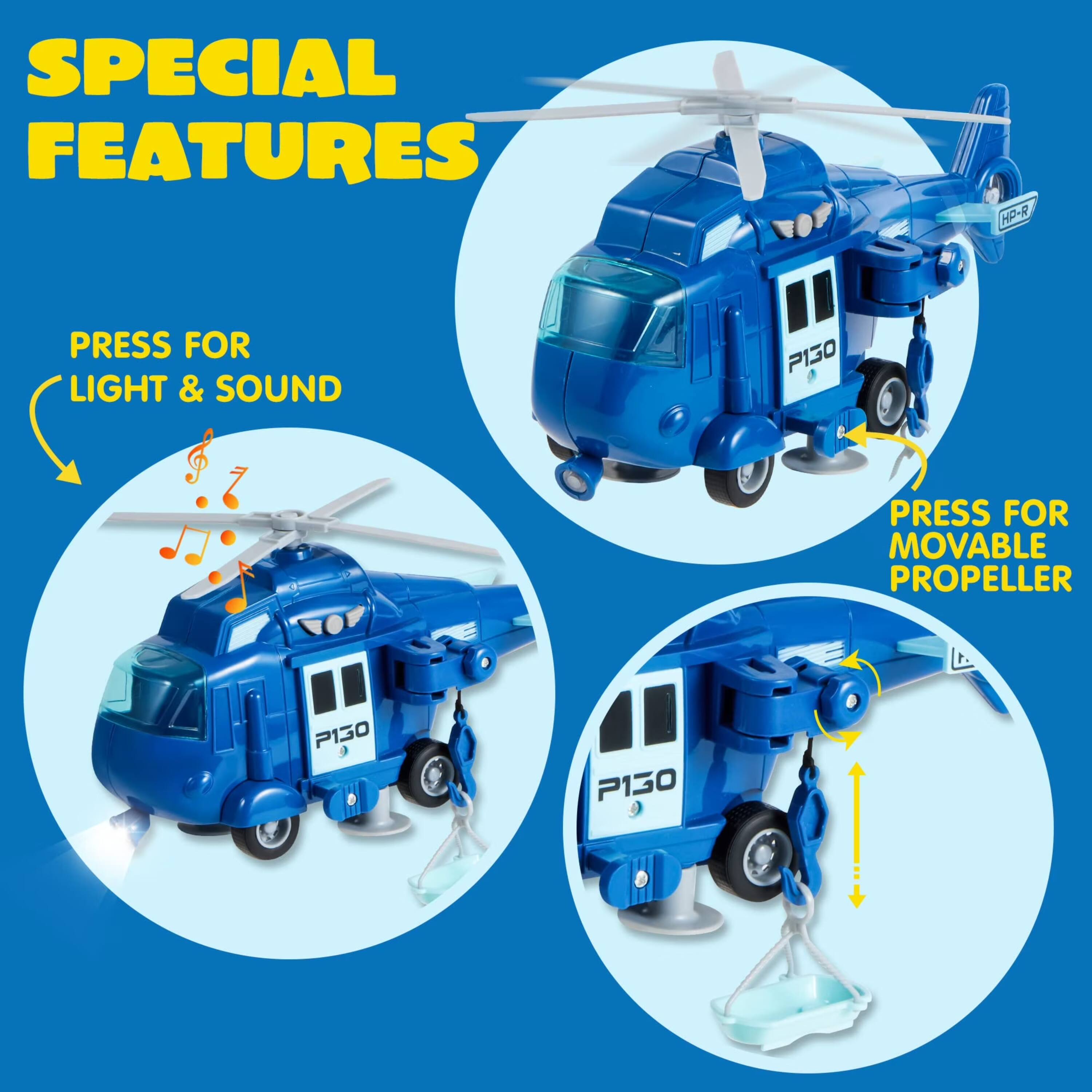 SPECIAL FEATURES  
PRESS FOR LIGHT & SOUND  
PRESS FOR MOVABLE PROPELLER