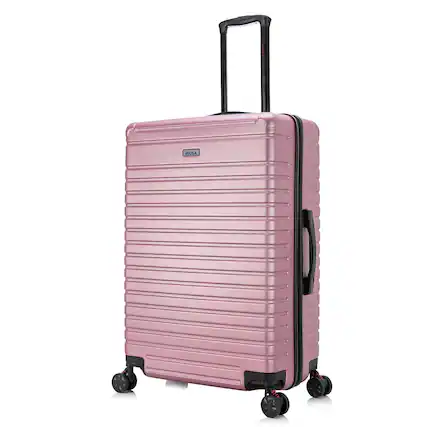 Front. InUSA - Deep lightweight hardside spinner luggage 28" - ROSE GOLD.