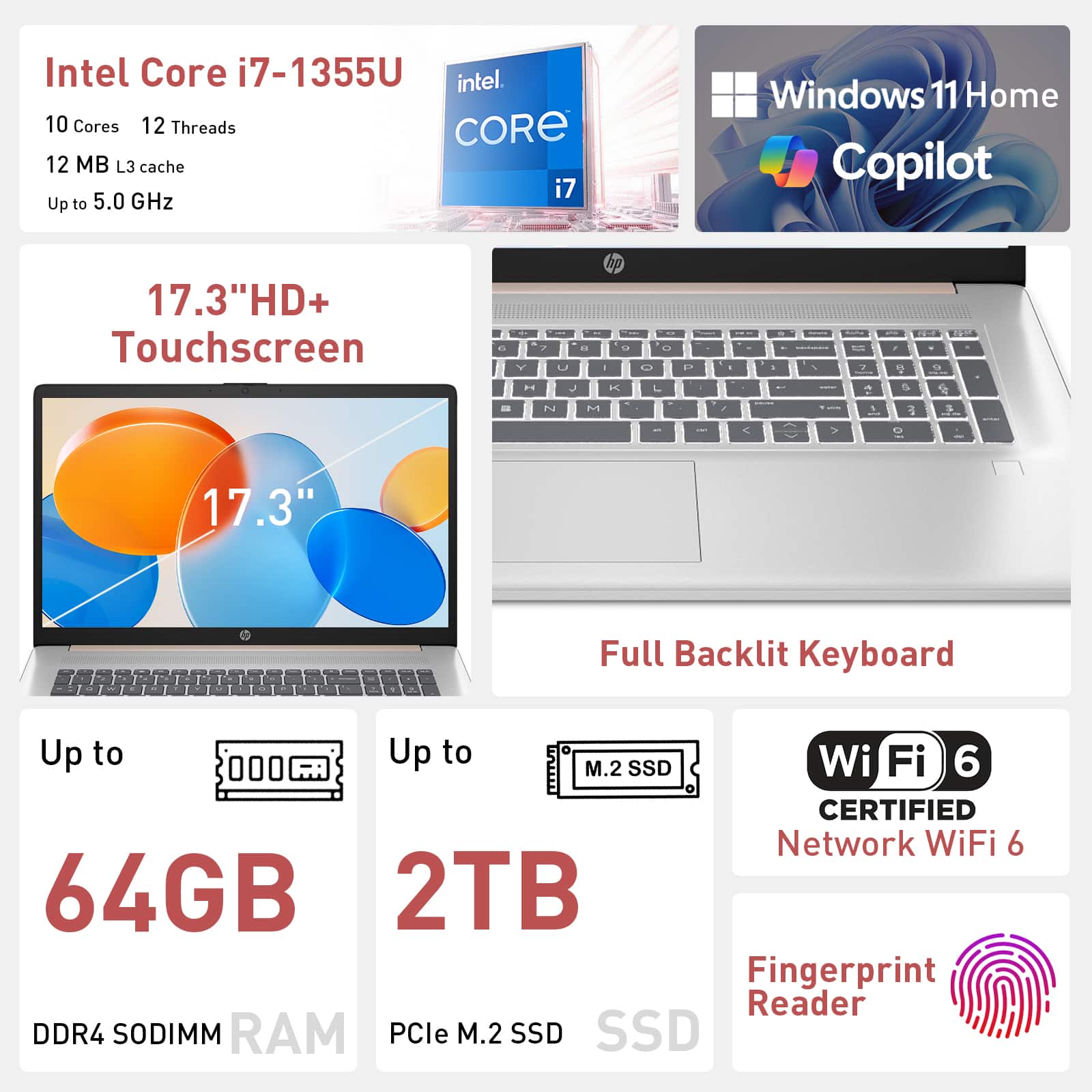 HP Upgraded 17.3