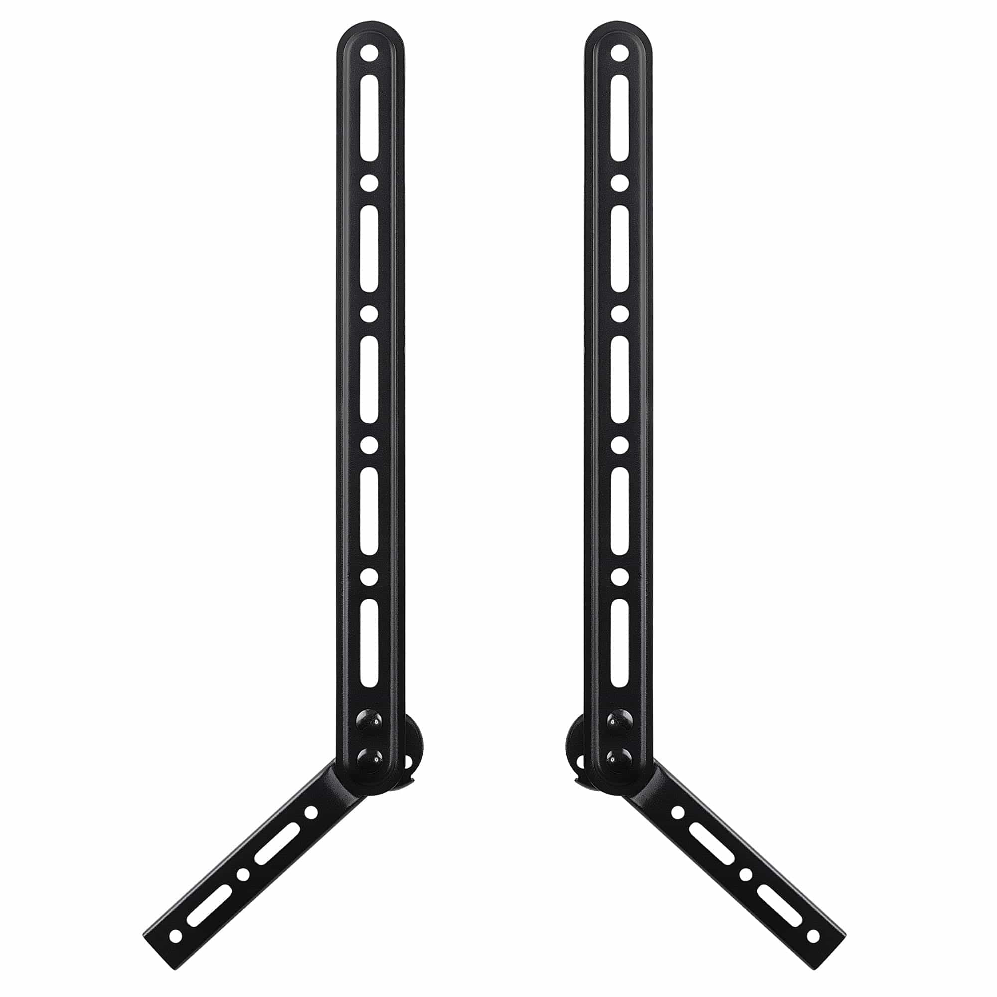 Front. Mount-It! - Universal Sound Bar Mount for 23" – 65" TVs — Holds Up to 33 lbs & Fits VESA 75×75 to 600×400 - Black.