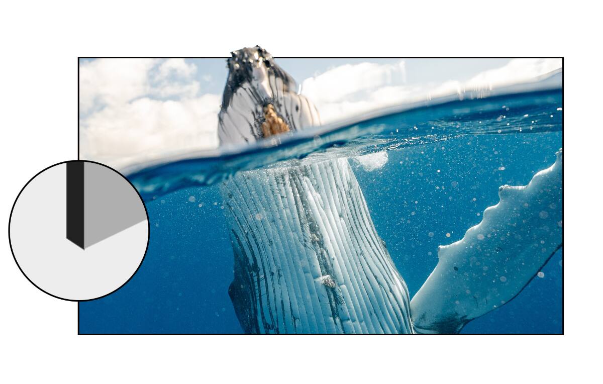 Alt View 12. AWOL Vision - ALR D-100 100" Ambient Light Rejection (ALR) Daylight Fixed Frame Ultra Short Throw (UST) Projector Screen,4K/8K 3D - Gray.