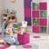 Alt View 1. Sorbus - Sorbus Fabric Storage Cubes - 6 Foldable Storage Bins for Organizing Pantry, Cubbies, Toy Box - Clothes Storage - Pink.