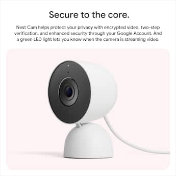 Google Nest Cam Indoor (wired, 3rd gen) Latest Model 2K Video and Google Nest Cam Indoor (wired, 3rd gen) Latest Model 2K Video and